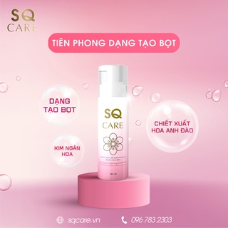 Dung dịch vệ sinh sinh phụ nữ sq care dạng tạo bọt 150ml dùng cho mẹ bầu