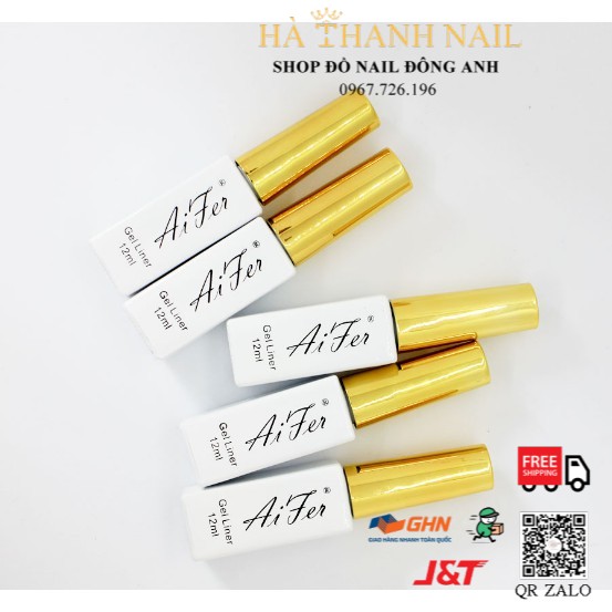Cọ Nét Aifer Chính Hãng , Cọ Nét Gel Vẽ Móng Chuyên Dụng