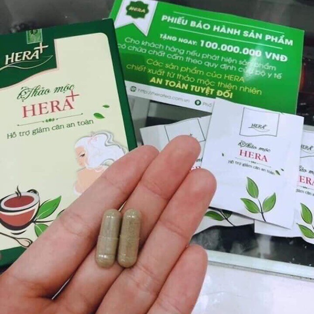 Trà thảo mộc giảm cân Hera Plus