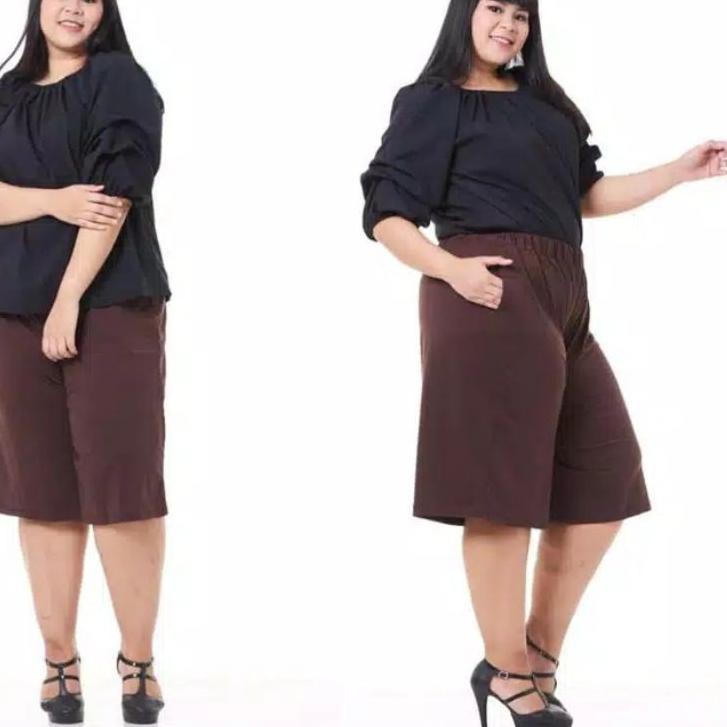 Quần Culottes Ngắn 7 / 8 / / Jumbo Cho Nữ