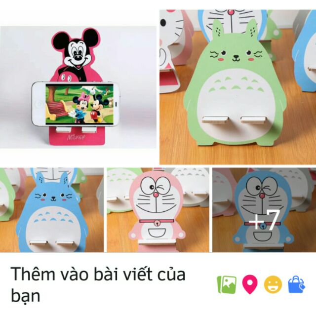Kệ kê điện thoại bằng gỗ LT