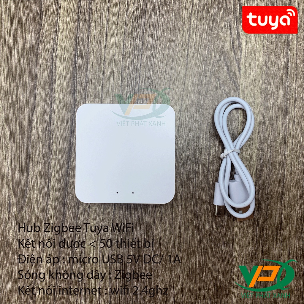 Bộ trung tâm Zigbee Tuya cho nhà thông minh hub zigbee lan /zigbee wifi