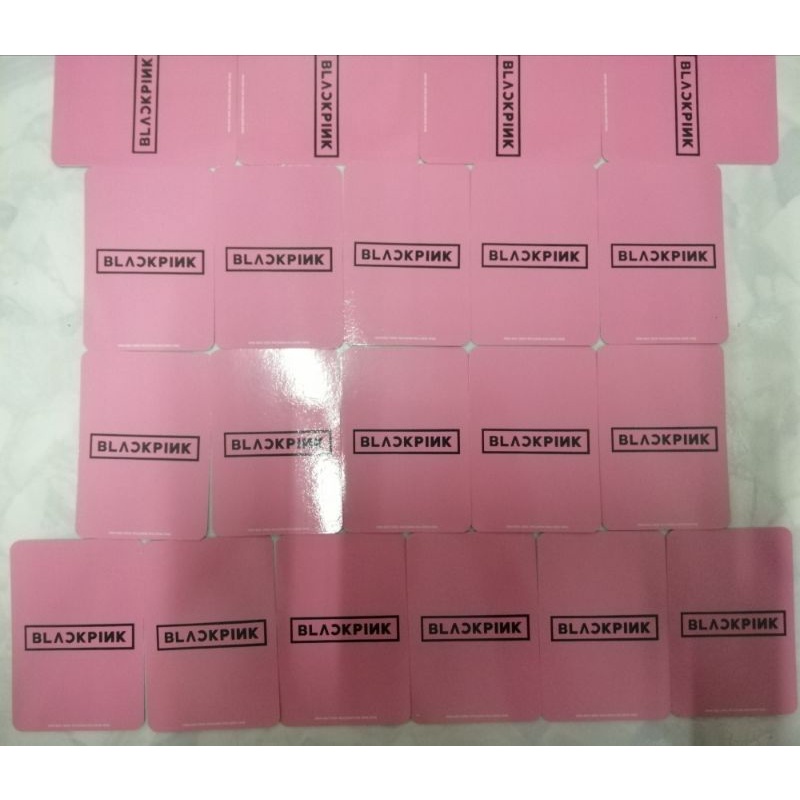Set card ảnh unoff BLACKPINK Lisa, Jennie, Rose, Jisoo - 2019-2020 World Tour In You Area, Tokyo
