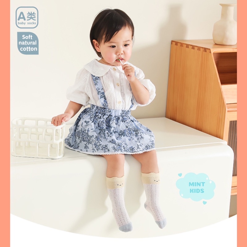 Tất Cổ Cao, Tất Lưới Cho Bé, Nemo Baby Mềm Mại,Tất Chống Trượt Cho Bé 0 Đến 3 Tuổi TL-05