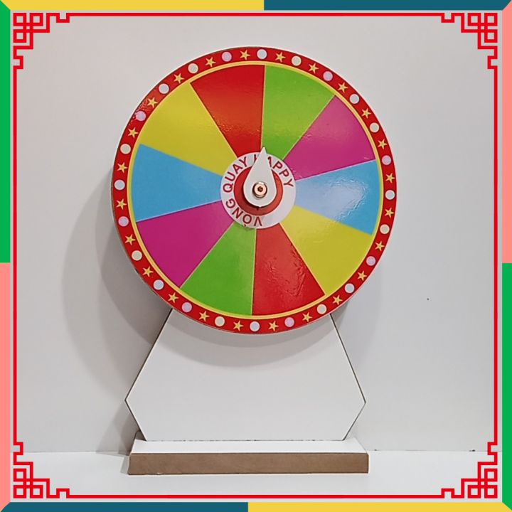 Vòng quay may mắn - Lucky wheel diameter 25cm high 35cm, 10 boxes