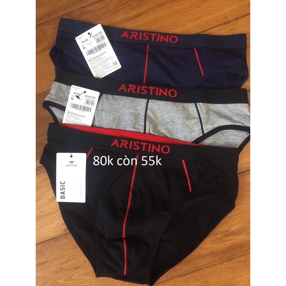 Sịp tam giác Aristino sale AC02, cotton, cạp trung