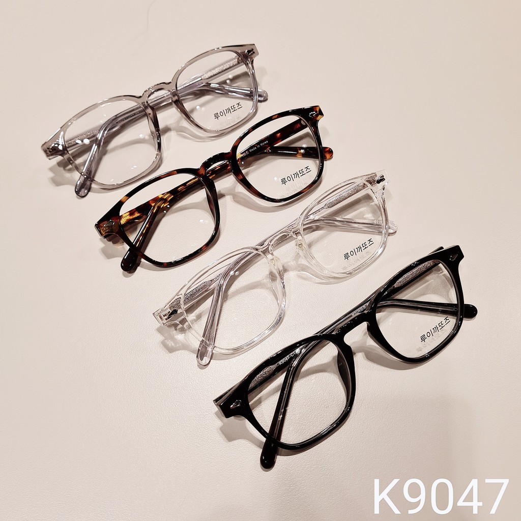 Kính mắt nam nữ Lily Eyewear mắt kính vuông giả cận thời trang Hàn Quốc K9047 | BigBuy360 - bigbuy360.vn
