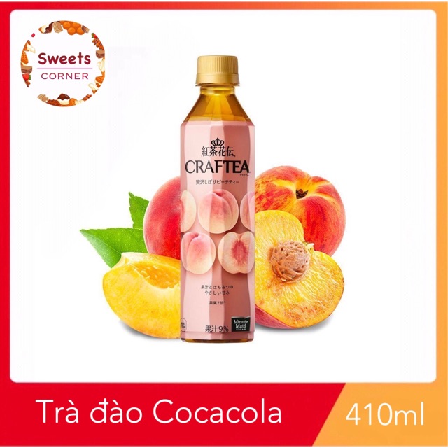 Trà vị Đào Coca Cola Craftea 410ml (5 vị)