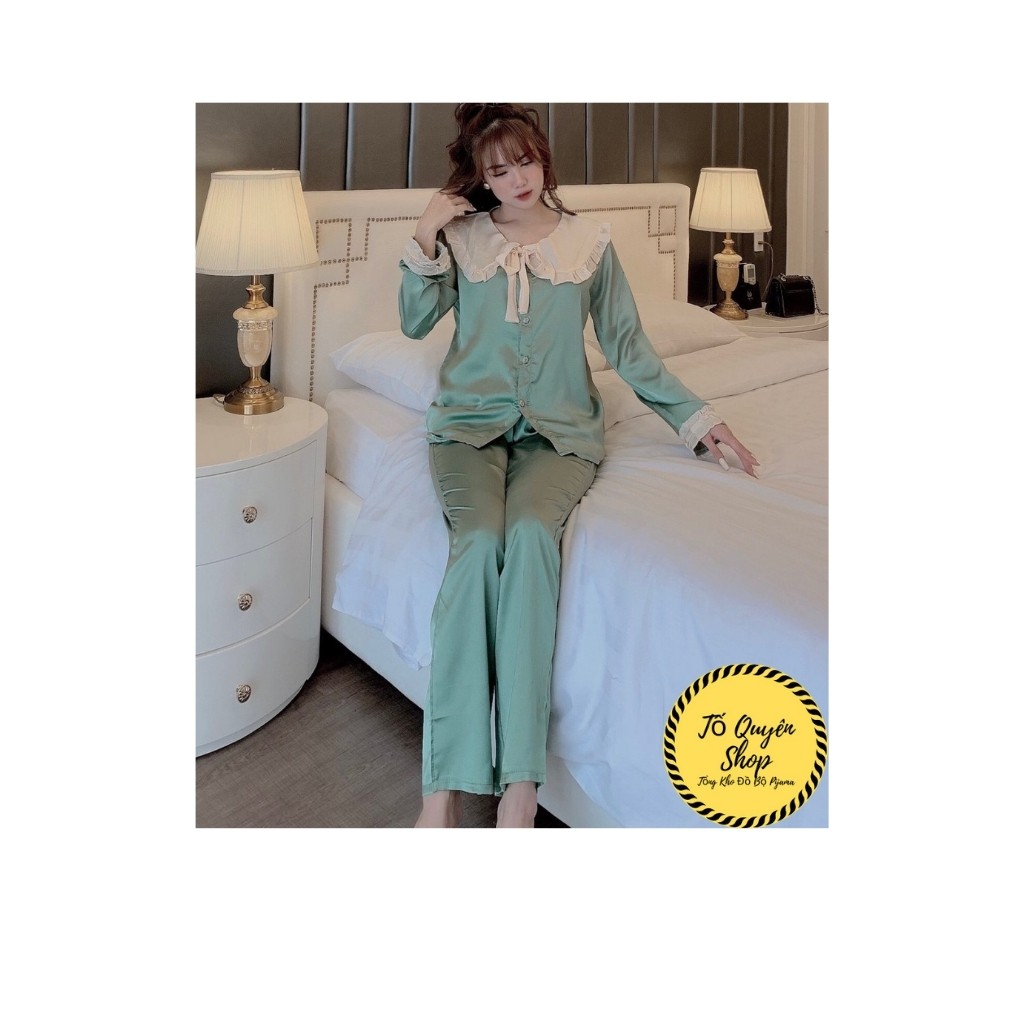 Đồ Bộ Pijama 🔥FREESHIP🔥  Bộ Mặc Nhà Tay Dài Họa Tiết Sang Chảnh Siêu Mềm Mát - Tố Quyên Shop