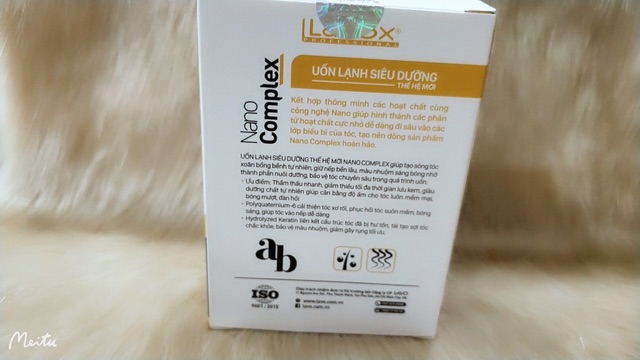 Uốn lạnh siêu dưỡng Lavox nano Complex tặng giấy uốn và xương uốn( uốn cá nhân)