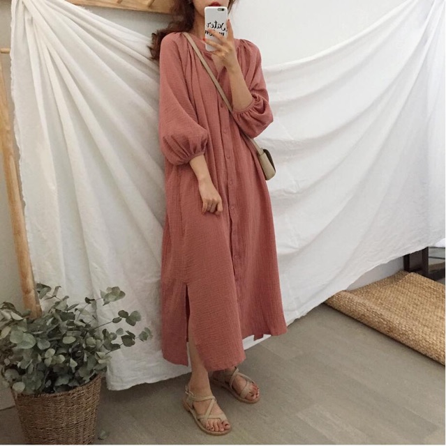 Váy xẻ tà Korea