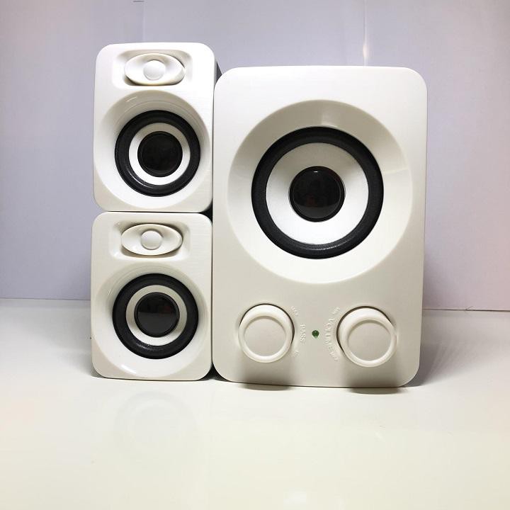 Loa vi tính 2.1 Bass siêu trầm, âm thanh chân thực, thiết kế nhỏ gọn Dùng Cho Máy Tính Và Điện Thoại