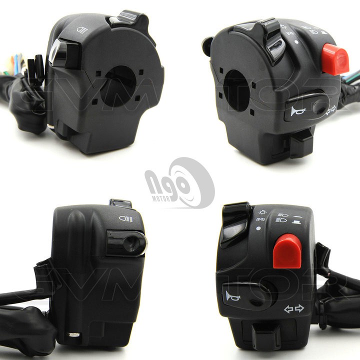 Cùm công tắc Domino - Size cùm 22mm - phụ tùng đồ chơi moto