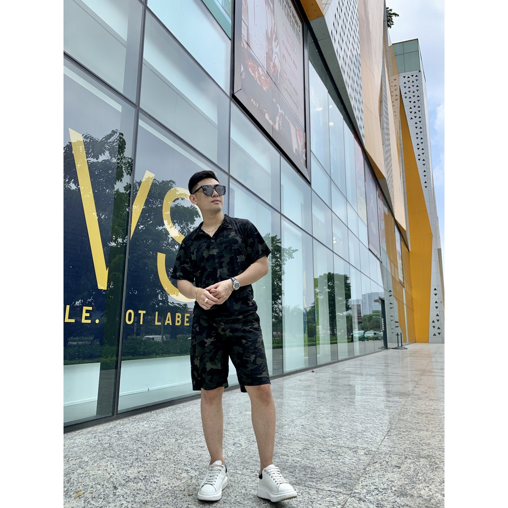 Set Camo Cotton - Chất liệu cotton cực mát, không bị bai xù | BigBuy360 - bigbuy360.vn