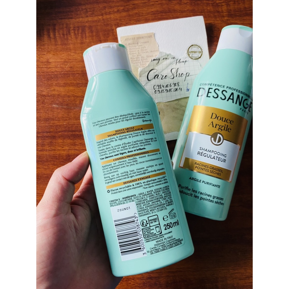 Dầu gội Dessange Shampooing Regulateur da dầu