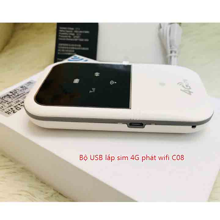 Bộ USB lắp sim 4G phát wifi C08