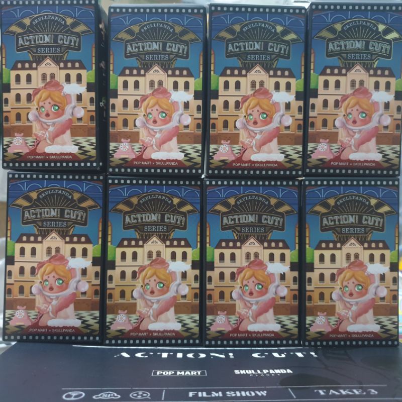 [Mô hình Skull Panda series 3 Action Cut chính hãng Popmart