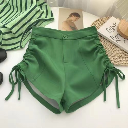Quần short BH lưng cao rút dây thời trang mùa hè cho nữ