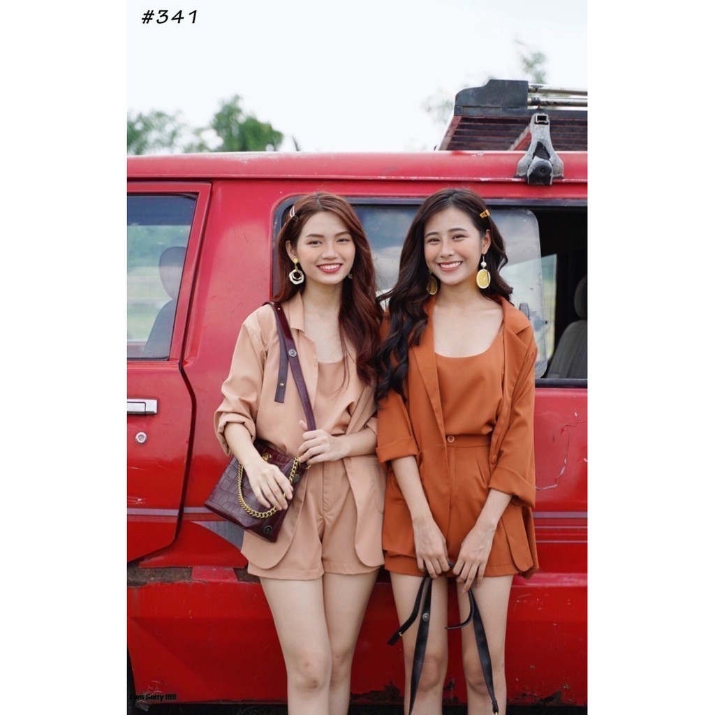 Set Vest Nữ  𝑭𝑹𝑬𝑬𝑺𝑯𝑰𝑷  Set Vest Nữ 3 Món Chất Tuyết Mưa,Vest Nữ Hàn Quốc,LY STORE