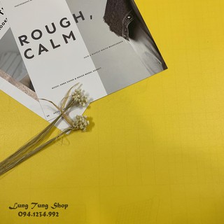 Phông nền giấy dán tường màu vàng nhám khổ 1,2m - thảm chụp hình ảnh sản phẩm