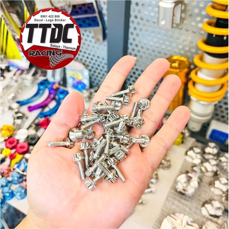 Ốc Salaya 4li ren nhuyễn mẫu trụ bông gắn ốc nắp dầu tay thắng , dàn áo và nhiều vị trí khác ✌