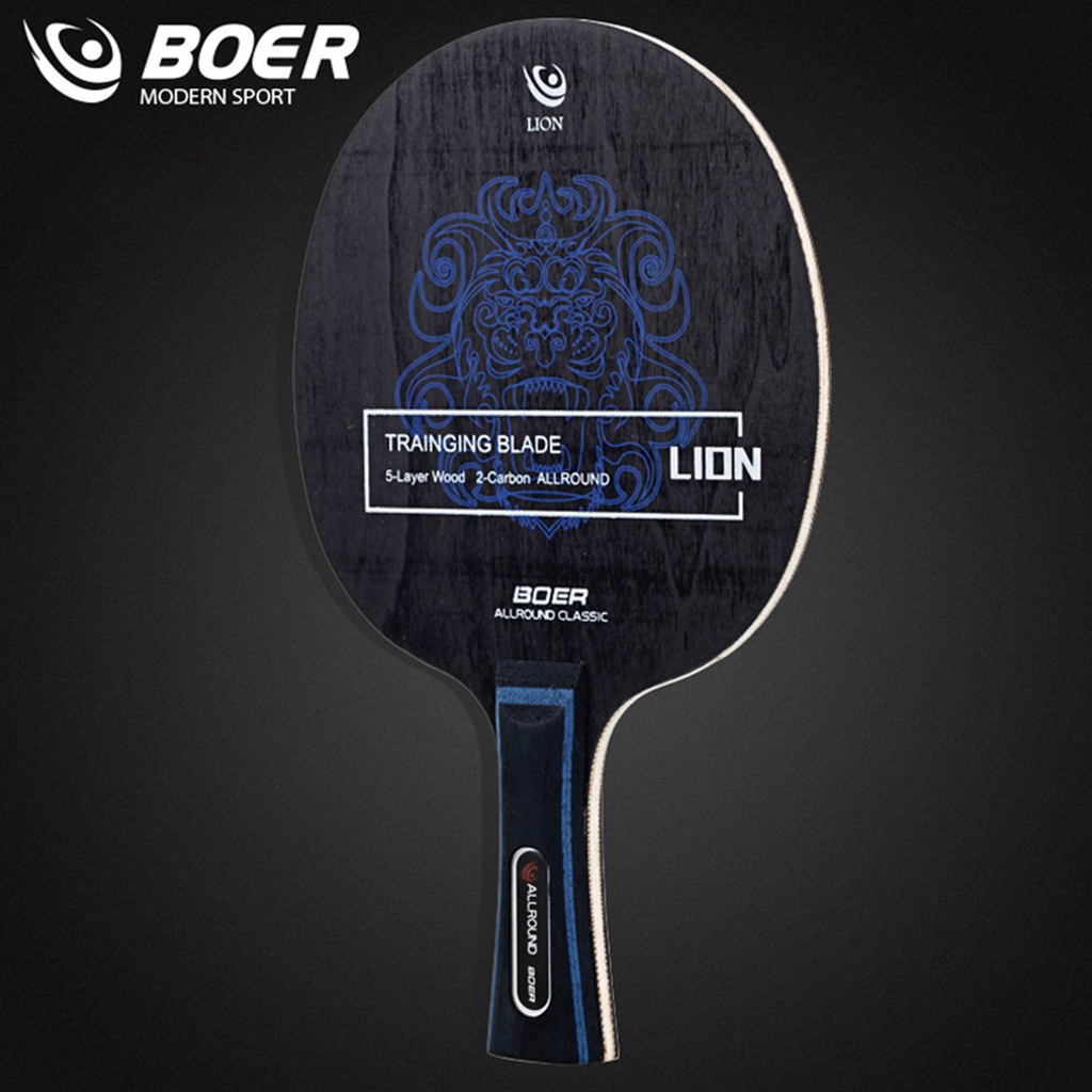 Vợt chơi bóng bàn chất liệu sợi giả carbon thiết kế 7 lớp