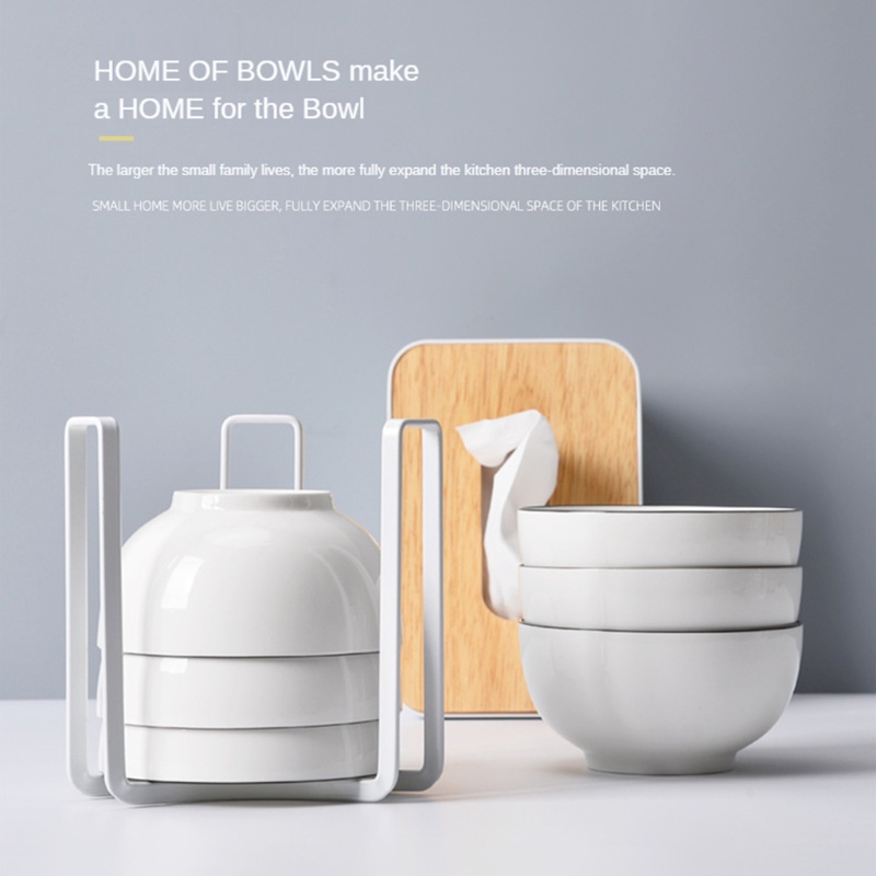 Giá Đỡ Chén Dĩa Bằng Kim Loại Tiện Dụng