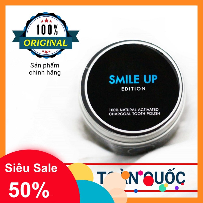 Than hoạt tính trắng răng Smile Up - Hàng chính hãng Nhật Bản