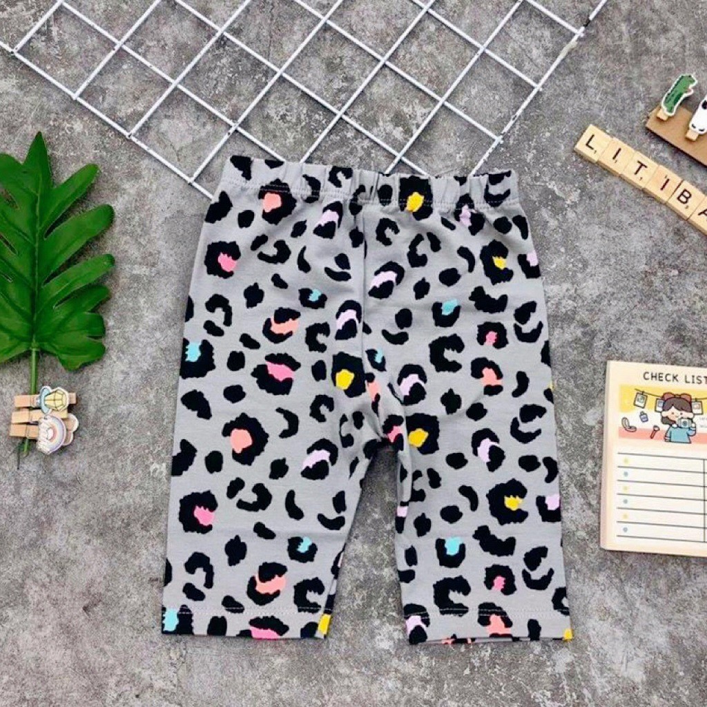 Quần legging bé gái, quần legging cho bé chất cotton mềm mát, size 1-8 tuổi - SUNKIDS