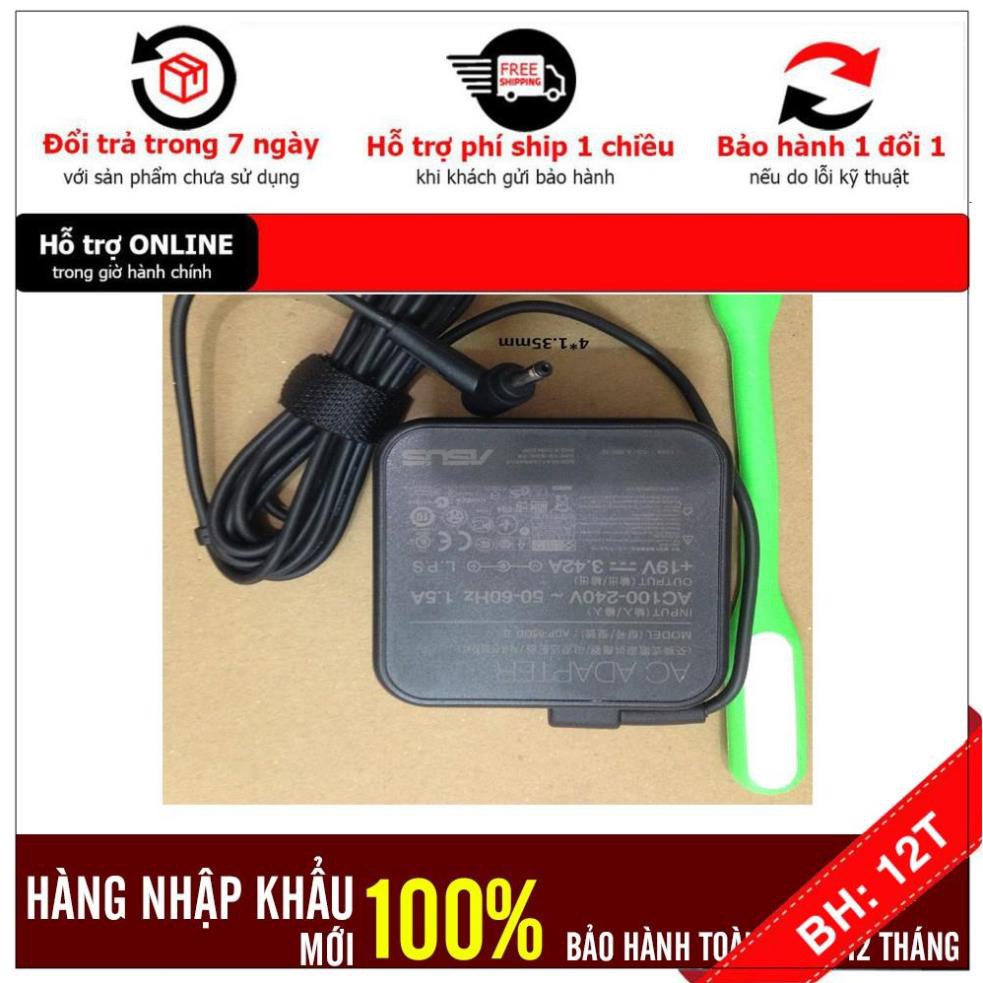 [BH12TH] Sạc Laptop Asus A456UA A556UA A401UB A401UQ 2.37A 45W A510U A510UA A510UF dạng vuông Bảo Hành 12 Tháng ZIN