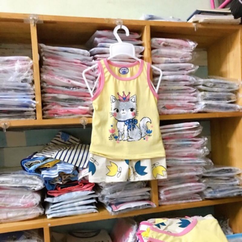 💥Sale💥 Bộ ba lỗ cotton xuất hàn 💯Hàng Quảng Châu_ Bảng 2 nhí !