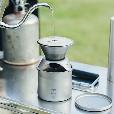 KEITH TITANIUM MINI COFFEE AND TEA MAKER