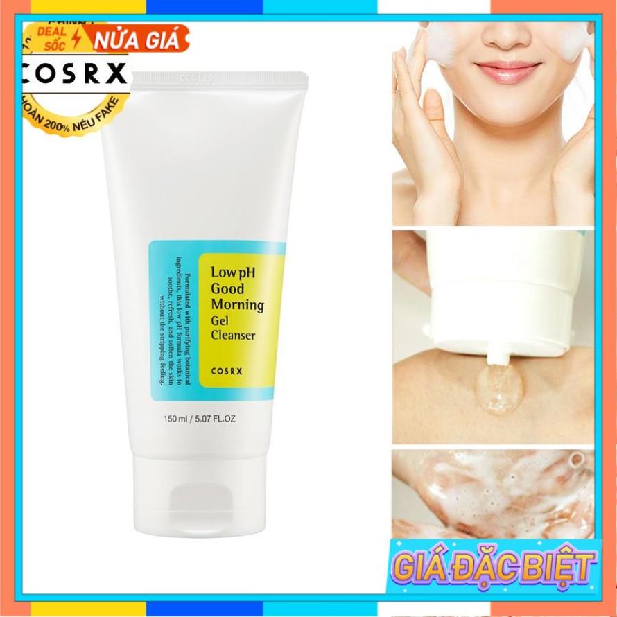 sữa rửa mặt cosrx low ph good morning gel cleanser -  dạng gel Hàn Quốc | BigBuy360 - bigbuy360.vn