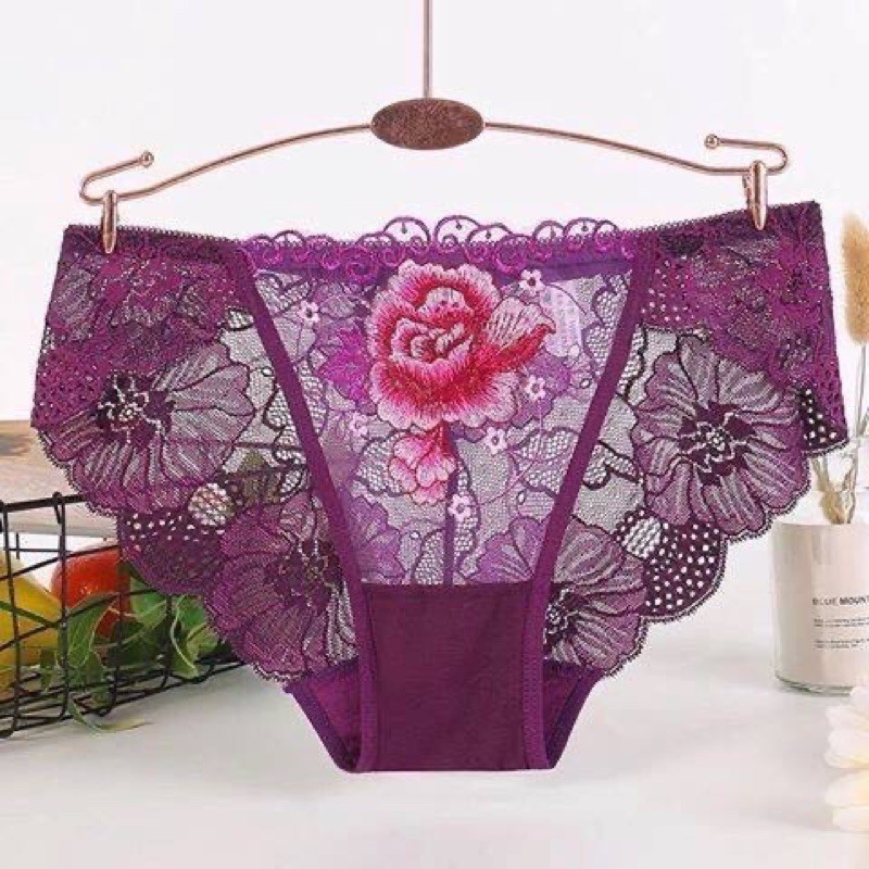 [Mã WAMT2405 giảm 10K đơn 0K] Quần lót Hoàng Oanh Underwear, quần chip ren nữ thêu hoa mềm mịn | BigBuy360 - bigbuy360.vn