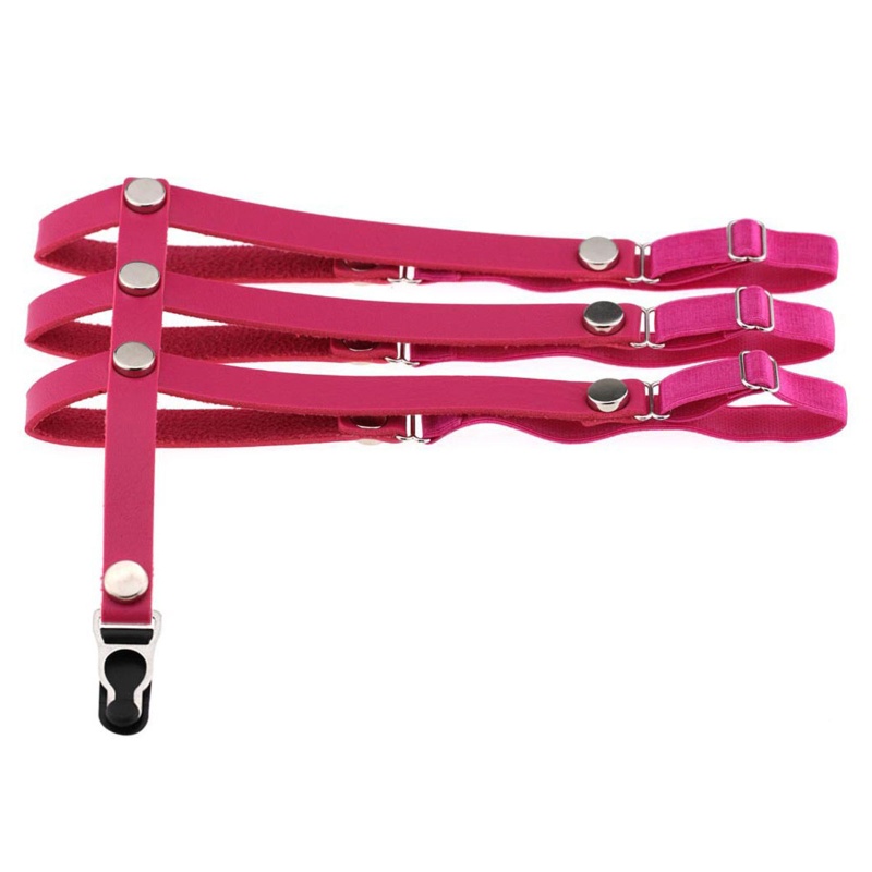 Đai Nịt Bít Tất Đùi Bằng Da Màu Đen Gợi Cảm