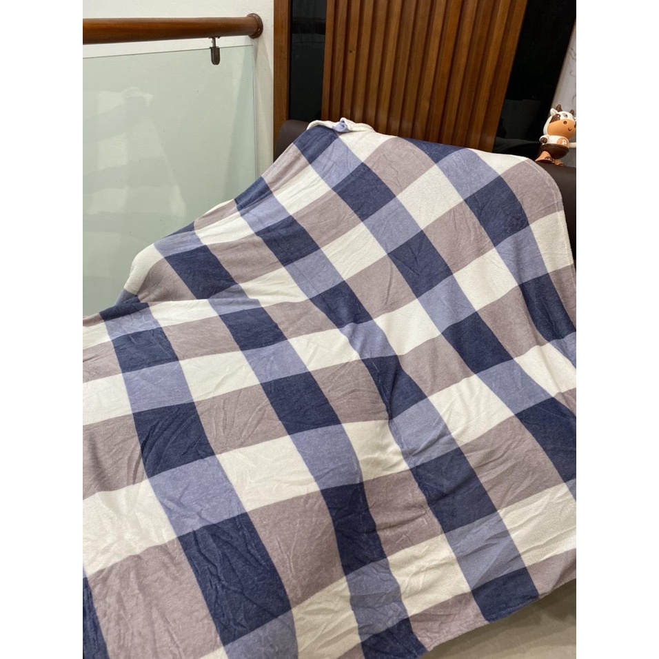 Chăn Mền Hè Tuyết Nhung thương hiệu muji Hàn Quốc Khổ Lớn 2mx2m2 Cho Bé Hoặc Người Lớn
