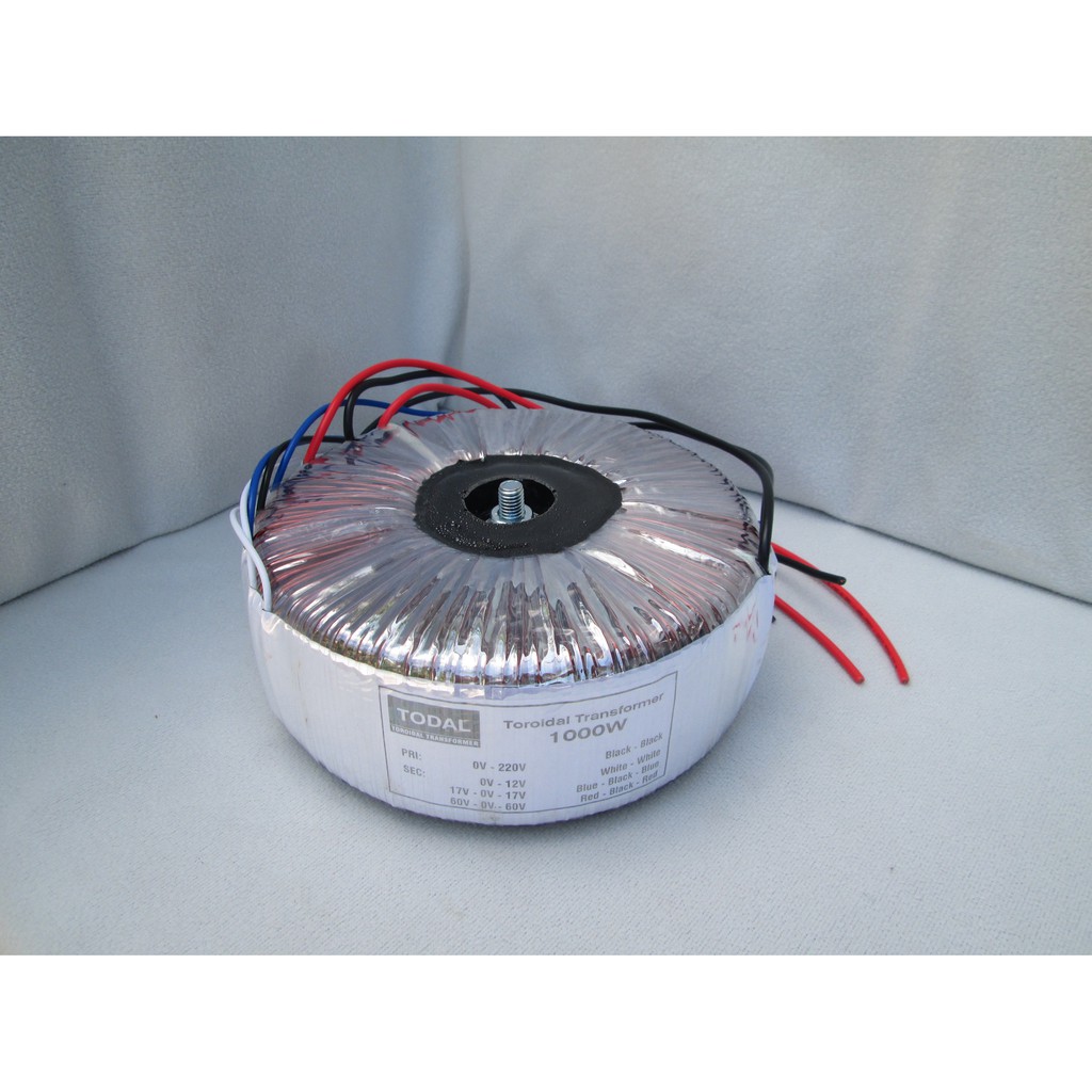 Biến áp Todal 1000W-60V size 2U cho amply, cục đẩy công suất