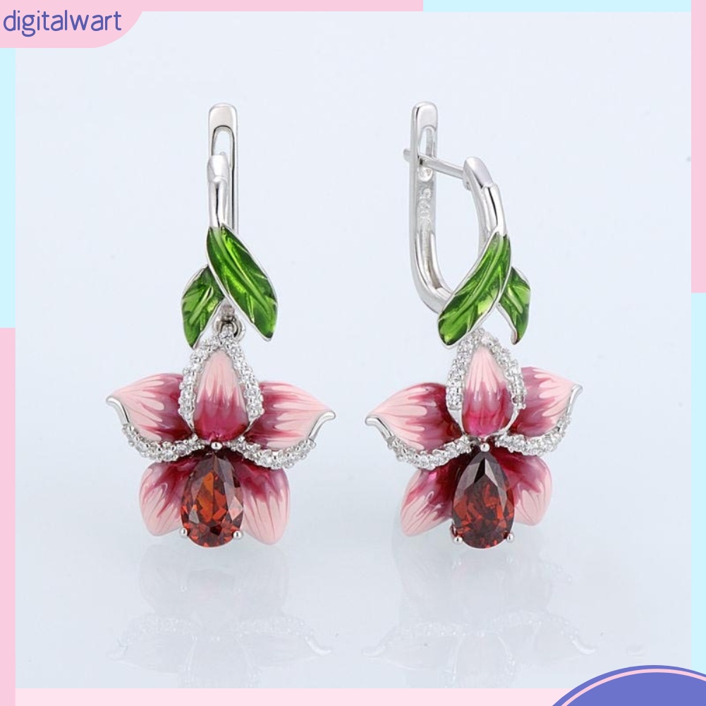 Bộ Trang Sức Hợp Kim Đính Đá Ruby Nhân Tạo Thời Trang Dành Cho Nữ