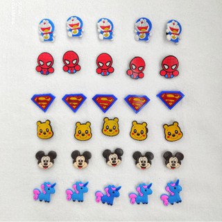 Sticker gắn dép cross sục 2d, sticker - jibitz gắn dép cross , dép cá sấu, sục