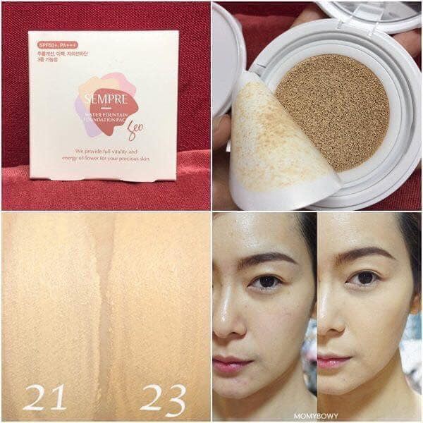 PHẤN NƯỚC GEO SEMPRE WATER FOUNTAIN FOUNDATION PACT SPF50+,PA