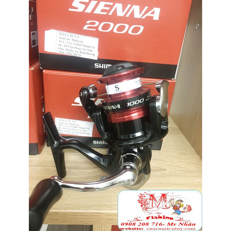 Máy câu cá Shimano Sienna 1000 2000 2500 3000 4000