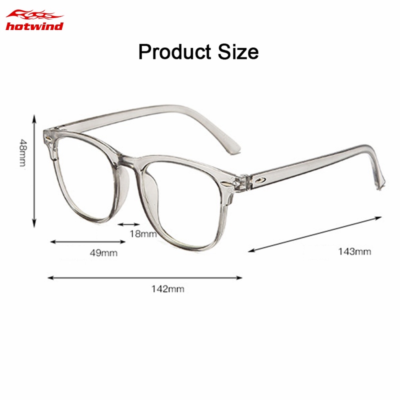 Hw Mắt Kính Gọng Tròn Chống Ánh Sáng Xanh Thời Trang Cho Nam Nữ