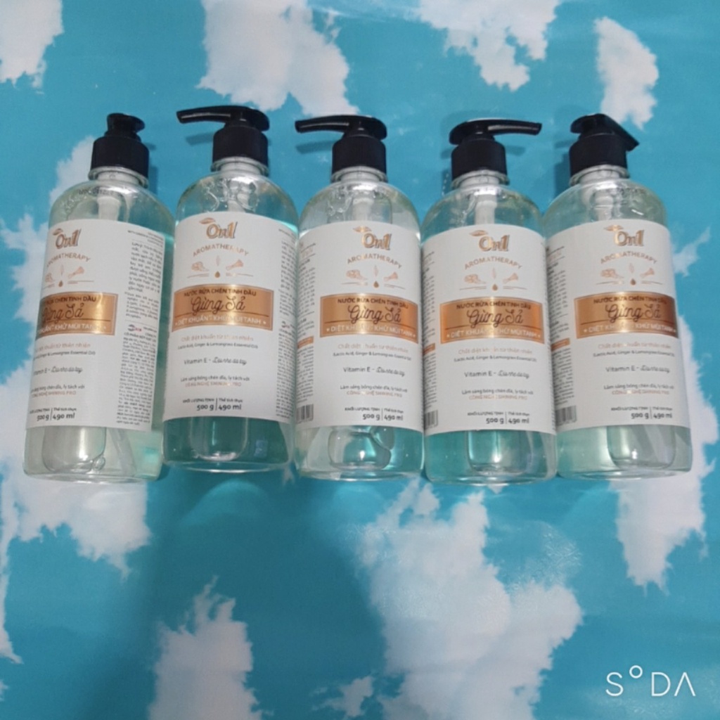 Nước Rửa Chén Tinh Dầu Gừng Sả On1 500g