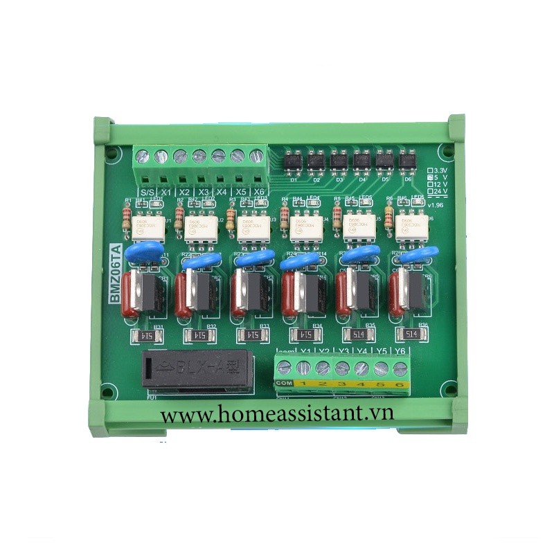 Module Relay Bán Dẫn Rơ Le Rắn SSR 8A 220V Cho PLC Arduino ESP BMZ-04AC