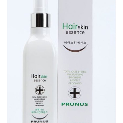 Xịt dưỡng lông Prunus Hair Skin Essence 300ml không chỉ bảo vệ lớp lông mà còn cung cấp độ ẩm, tạo độ bóng cho lớp lông.