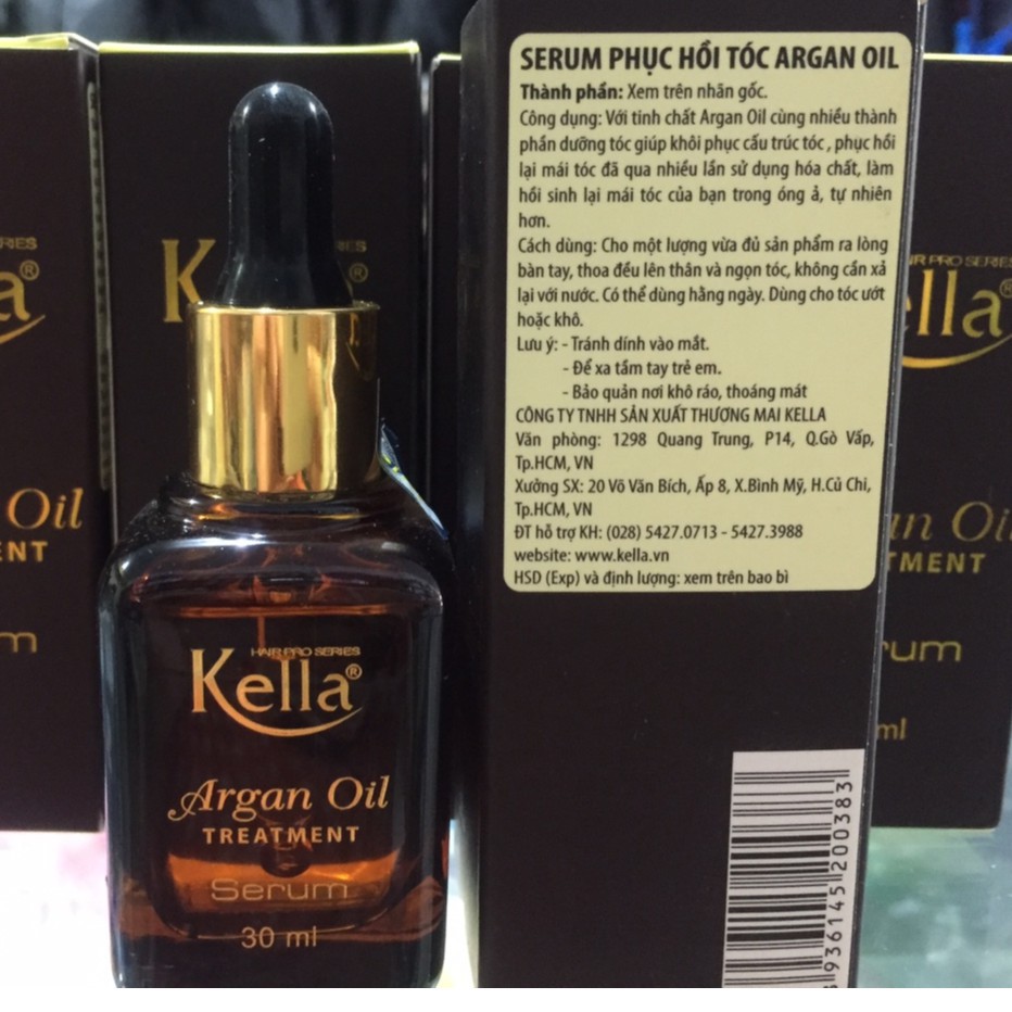 Tinh dầu dưỡng tóc Kella Argan Oil 30ML