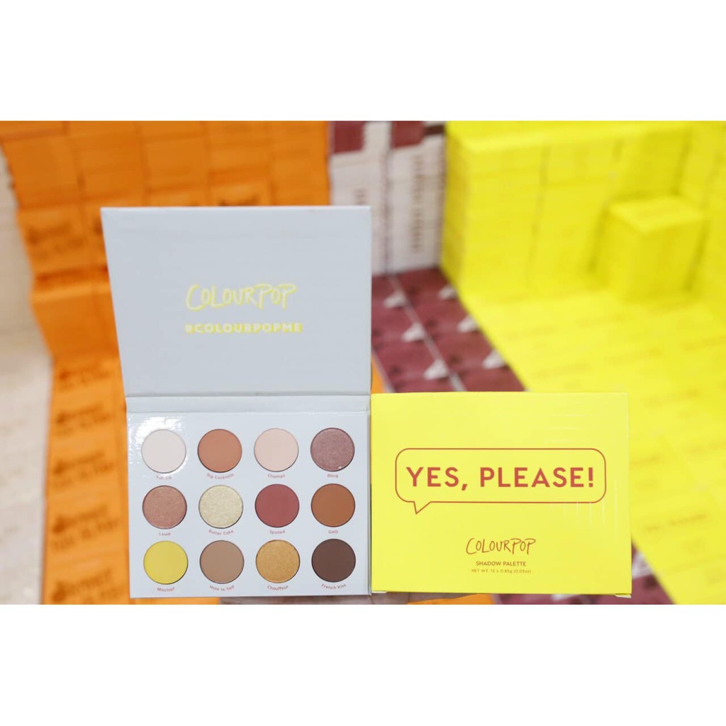 Bảng mắt ColourPop Yes, Please! Pressed Powder Shadow Palette