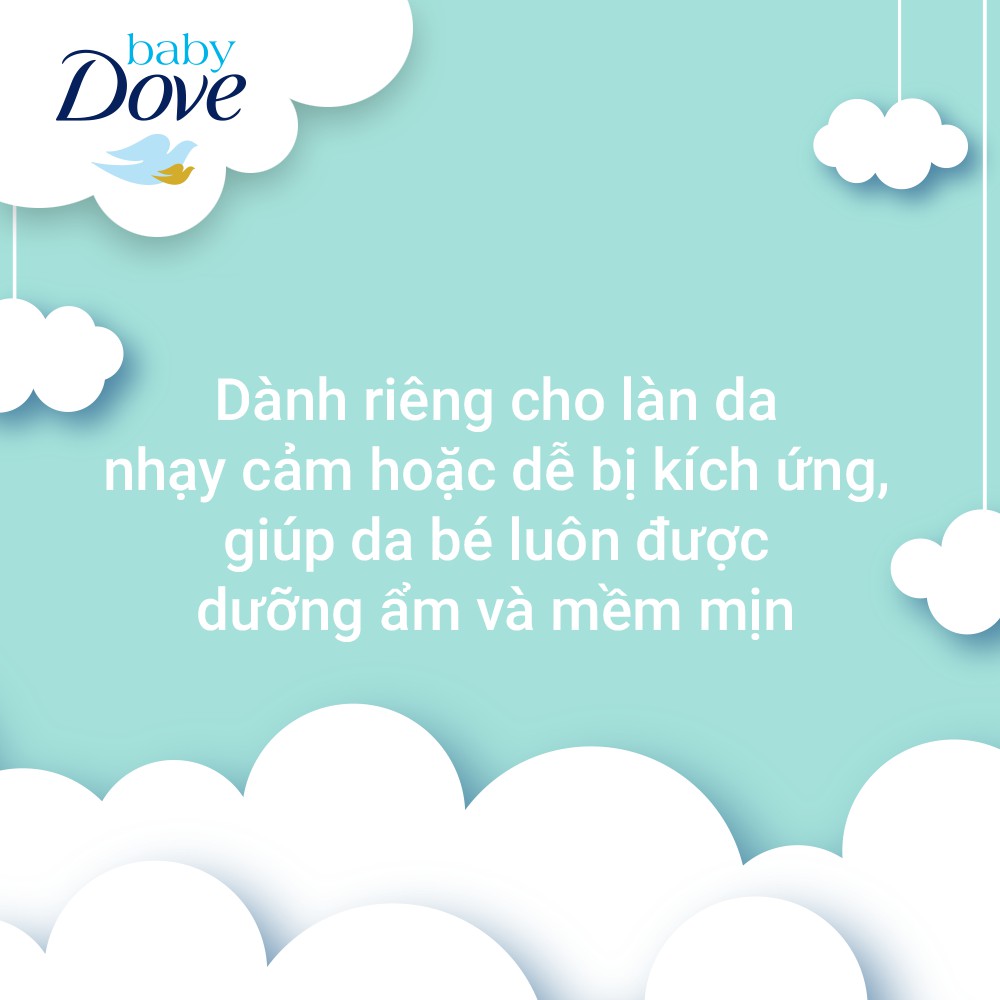 Sữa tắm gội toàn thân Baby Dove cho da nhạy cảm 200ml | BigBuy360 - bigbuy360.vn