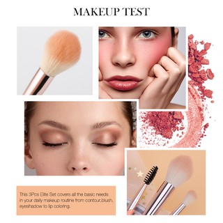 Set 3 Cọ Trang Điểm Sợi Mềm Đa Năng