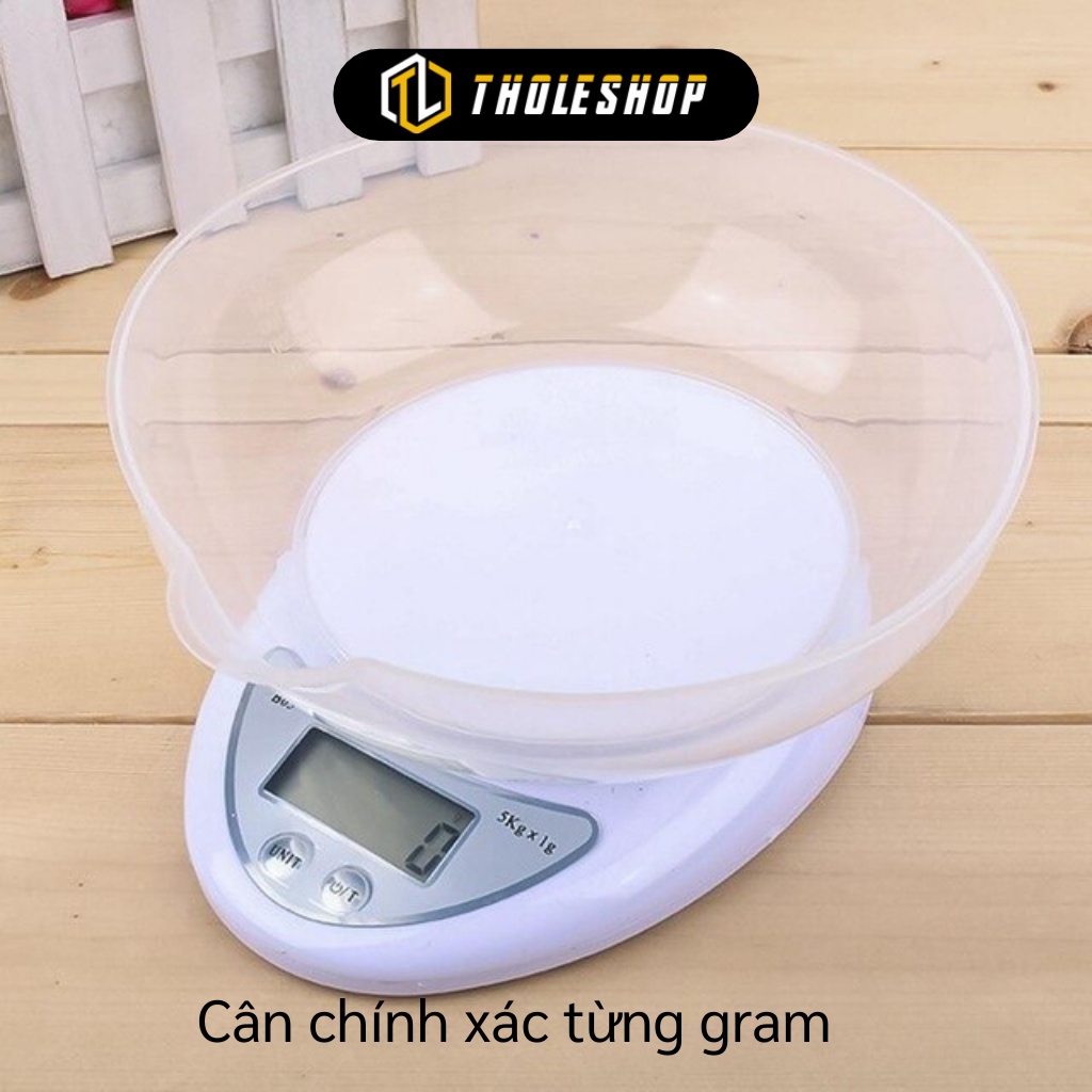 Cân Tiểu Ly - Cân Điện Tử Nhà Bếp Electronic Kitchen 5kg Đo Lường Chính Xác Cao 3485